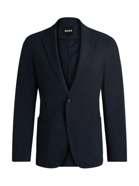 SLIM-FIT JACKET IN WRINKLE-RESISTANT PERFORMANCE-STRETCH FABRIC