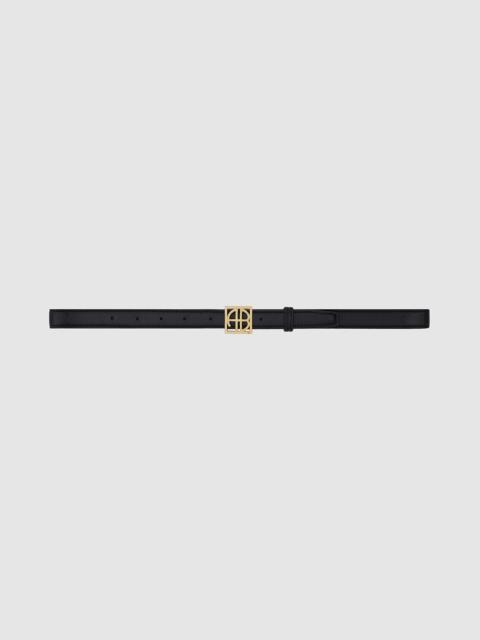 Monogram Belt - Black