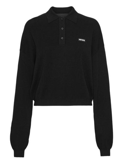 long-sleeve polo shirt