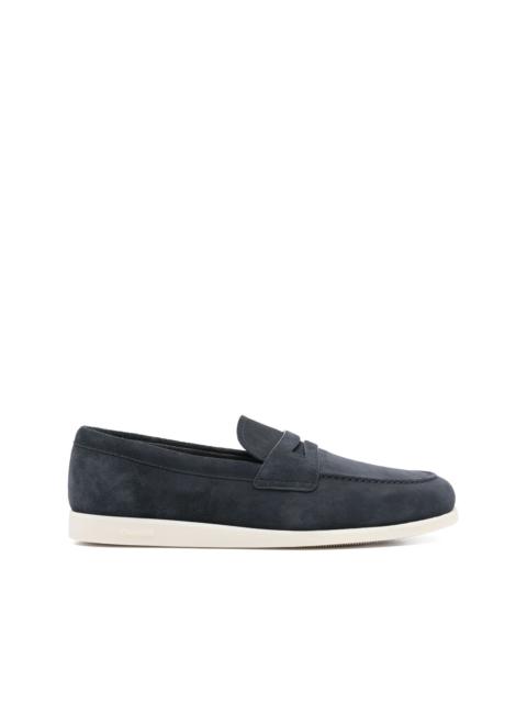 suede loafers