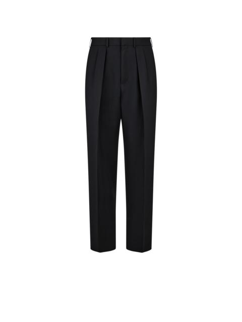 BROKEN TWILL DOUBLE PLEAT PANT