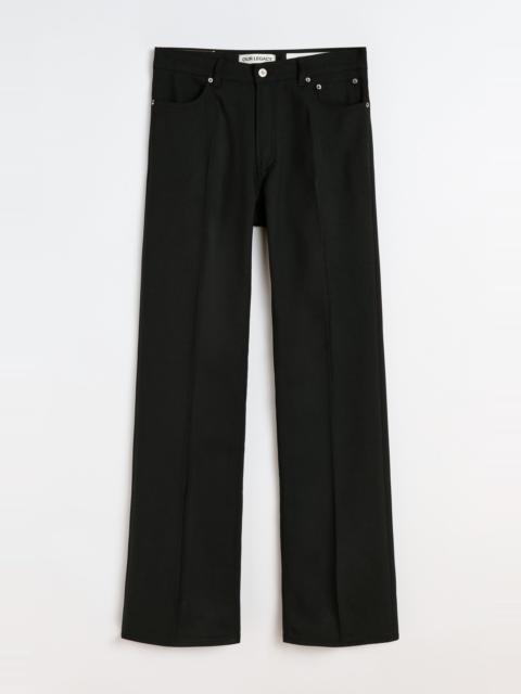 Carlson Cut Black Permanent Crease