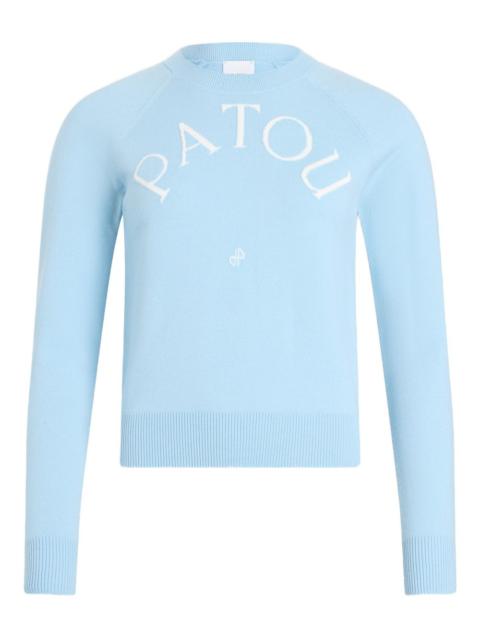 logo long-sleeved sweater