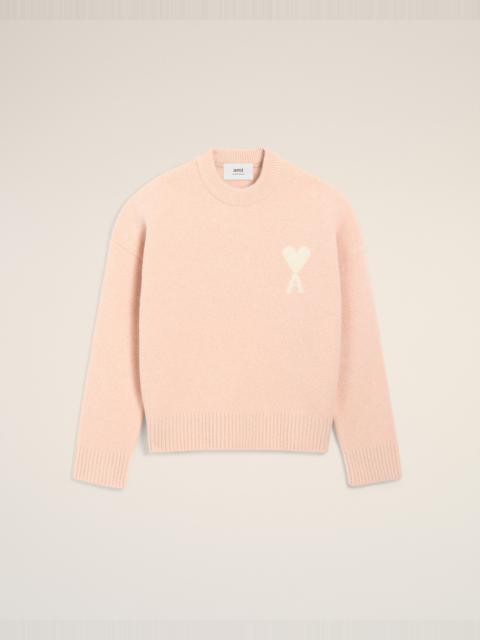 PINK ALPACA AMI DE COEUR CREWNECK SWEATER