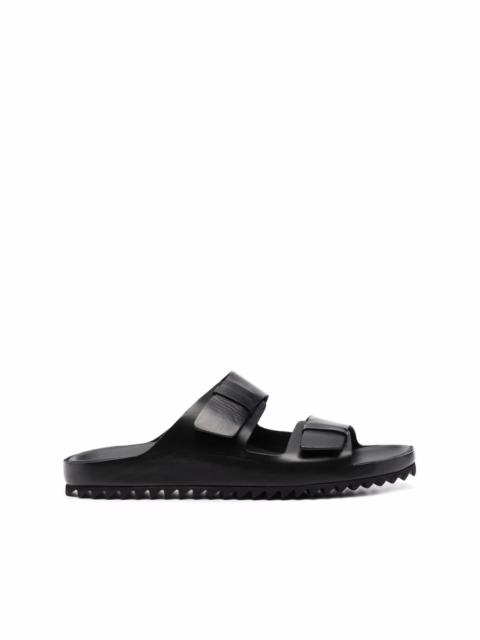 double strap flat sandals