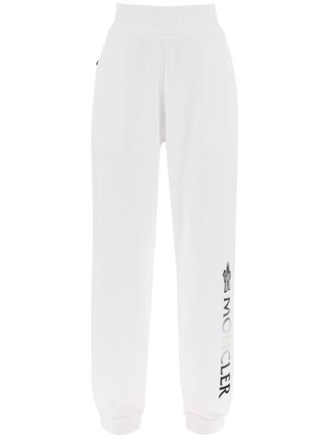 JOGGERS WITH FLOCKED LOGO