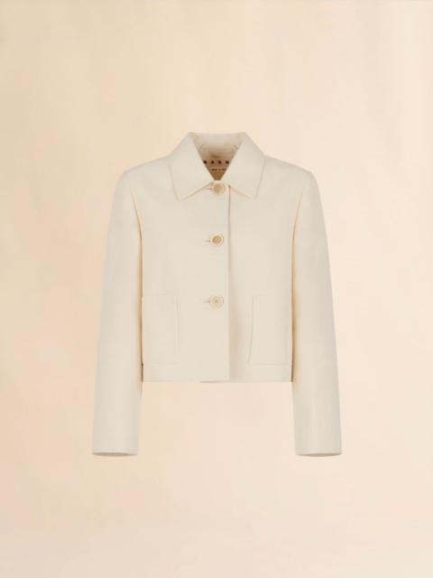 CREAM CADY JACKET WITH POCKETS