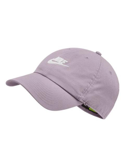 Nike Sportswear Heritage86 Futura Washed Cap 'Pastel Purple White' 913011-576