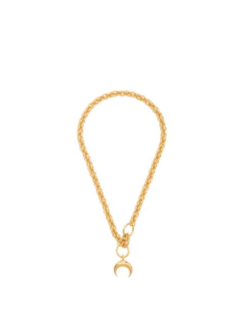 Recycled Pewter Moon Braided Chain