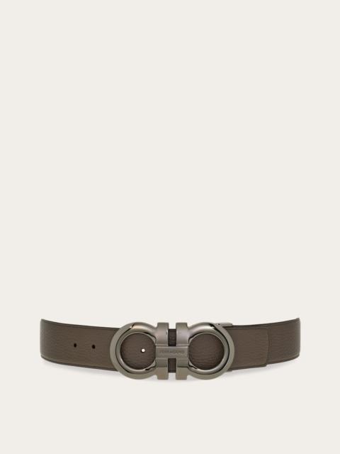 Reversible and adjustable Gancini belt