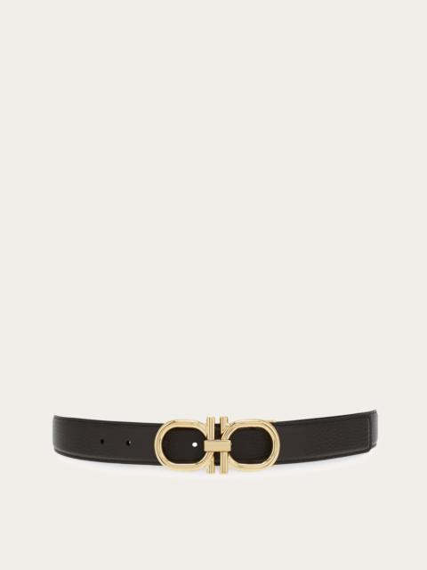 Reversible and adjustable Gancini belt