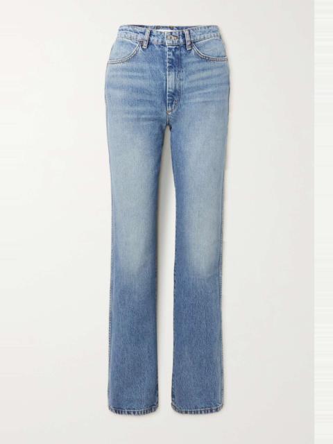 70s high-rise straight-leg jeans
