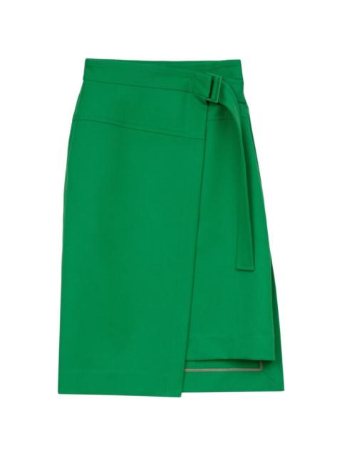Cavalry belted wrap skirt