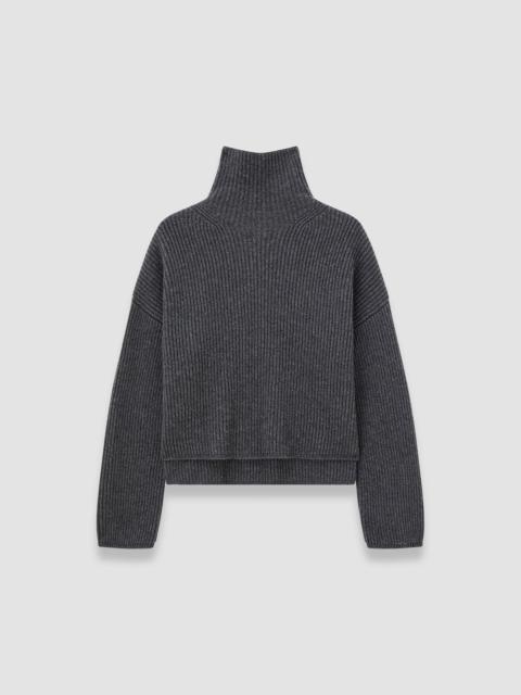 Light Cardigan Stitch High Neck Jumper