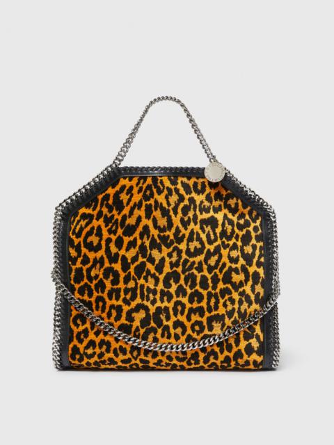 Leopard Falabella Fold-Over Tote Bag