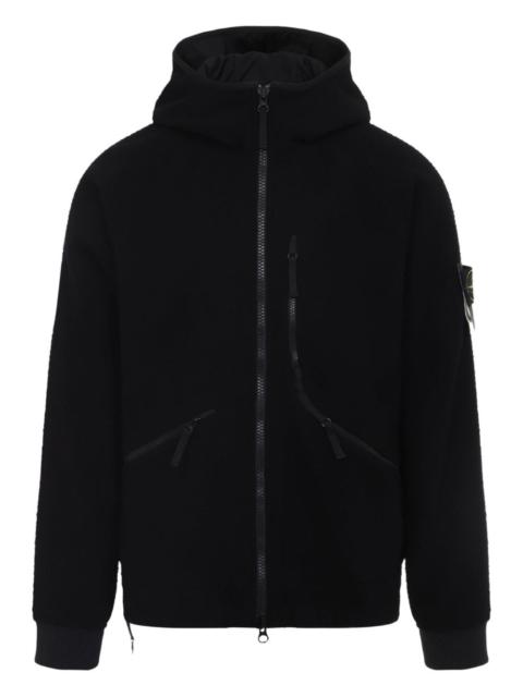 hooded-zipped jacket