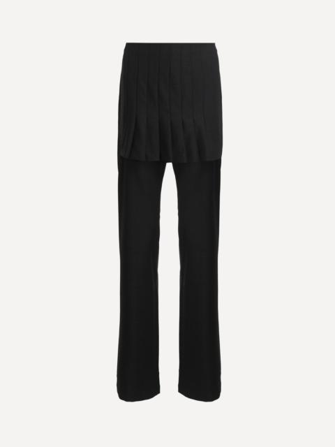 Andrale Pleated Skirt Trousers