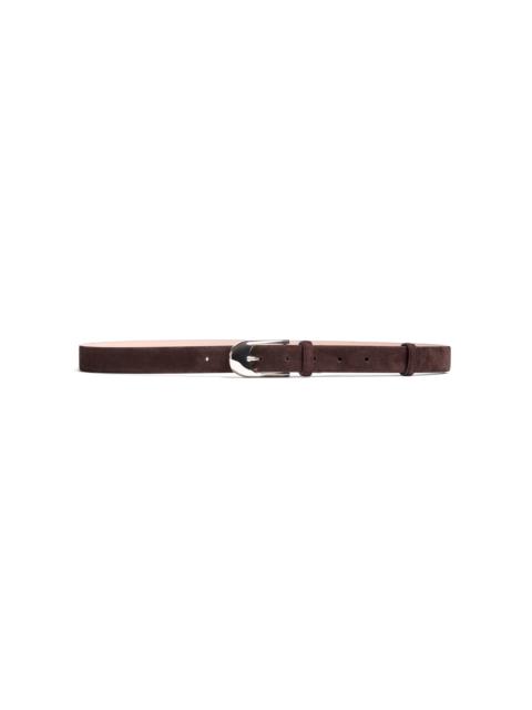 Dome Suede Belt brown