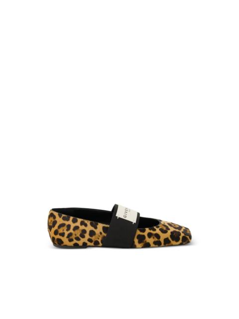 leopard ballet flats