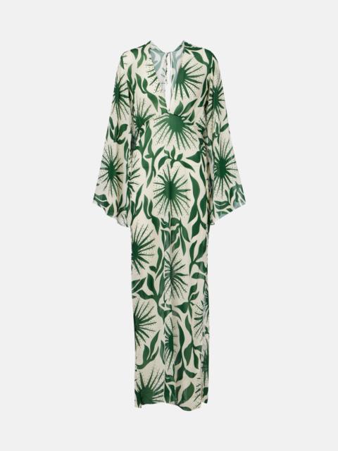 Odele printed maxi dress