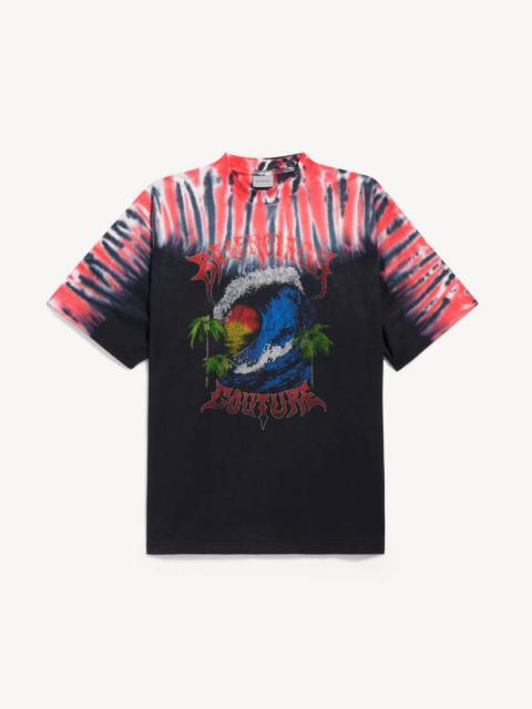 Men's Extreme Tie Dye Medium Fit T-shirt in Black