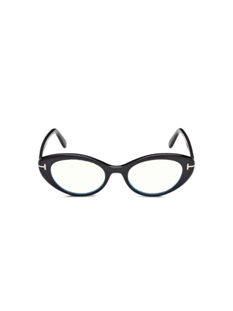 cat-eye glasses