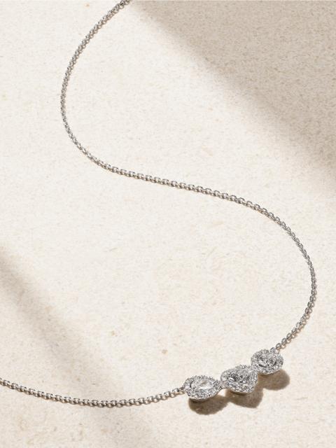 Aura 18-karat White Gold Diamond Necklace