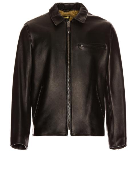 Collar Lamb Leather Jacket