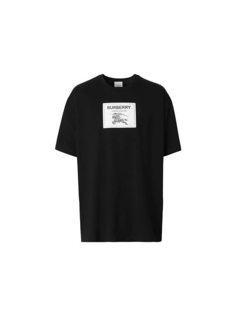 Burberry Prorsum Label Cotton T-Shirt Black