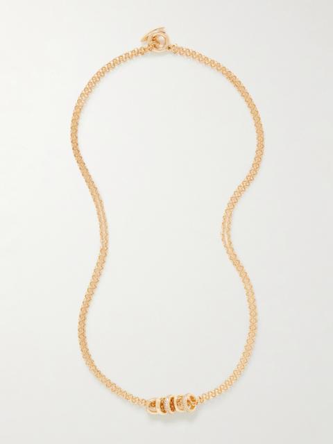 The Slider Gold-tone Crystal Necklace