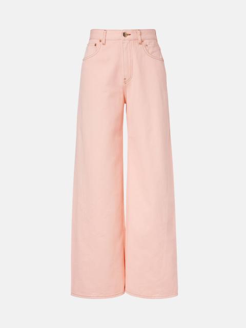 Clapotis wide-leg jeans