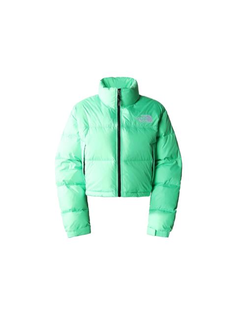 The North Face Women's Nuptse Short Jacket Chlorophyll Green