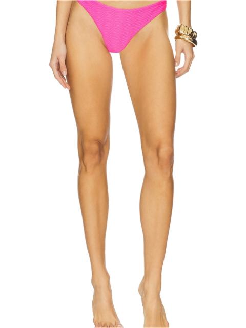 Margot Textured Chevron Bikini Bottom