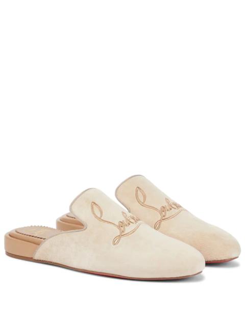 Navy Coolito Donna suede slippers