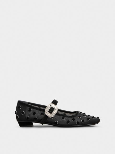 Belle Vivier polka dot Mary Janes