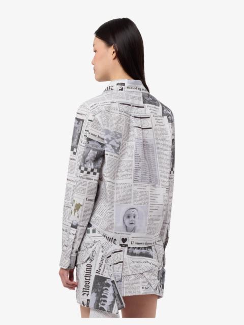 PRINTED COTTON POPLIN SHIRT