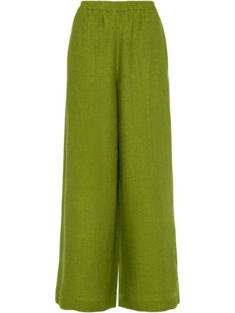Select wide-leg trousers