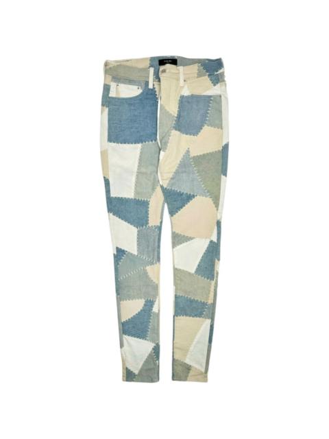 patchwork jeans