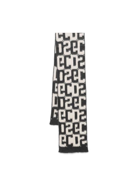 monogram scarf