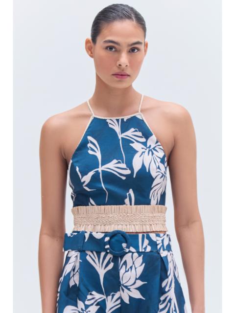 ARTICHOKE HALTERNECK TOP