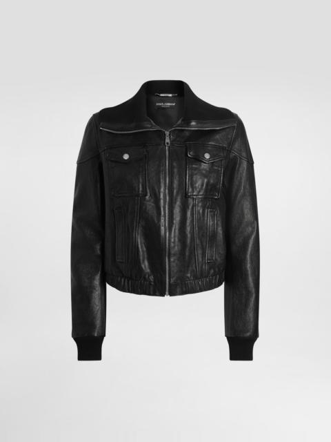 Nappa leather jacket