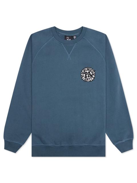 AMSTERDAMMED CREW NECK SWEATSHIRT - WASHED BLUE
