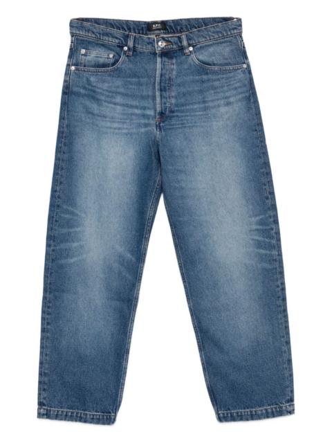 straight-leg jeans