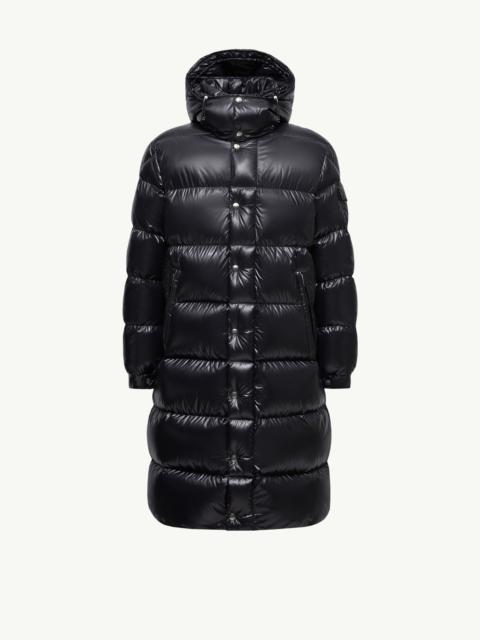 Hanoverian Hooded Square-Quilted Long Down Jacket