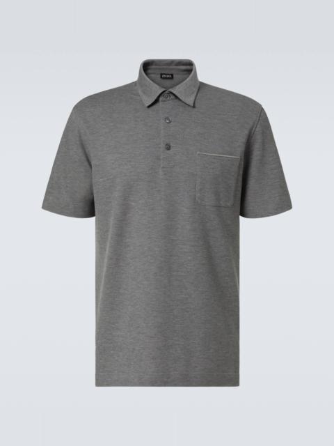Cotton polo shirt