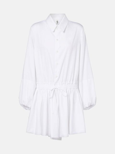 Cotton shirt dress