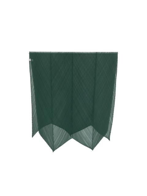 pleated scarf