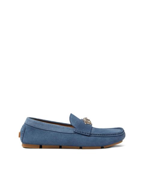 Medusa-plaque loafers