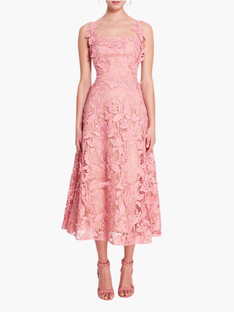 ORGANIC LACE MIDI DRESS
