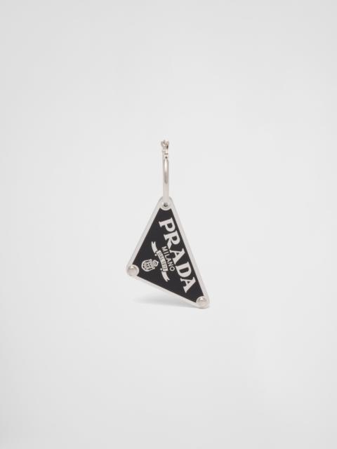 Prada Symbole pendant right earring